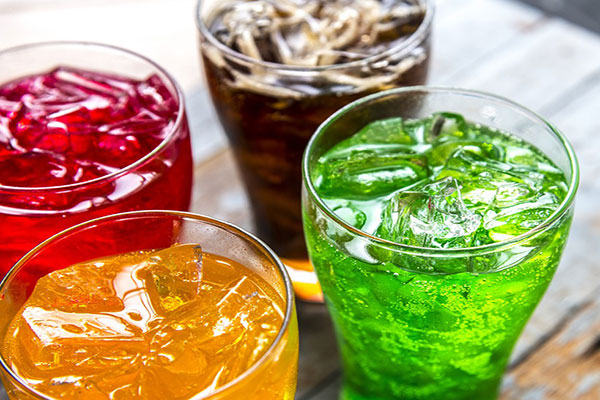 carbonated drinks: Dangerous food items