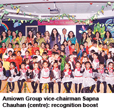 Sapna Chauhan, vice-chairman Amiown Group