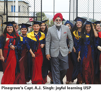 Pinegrove School Capt AJ Singh