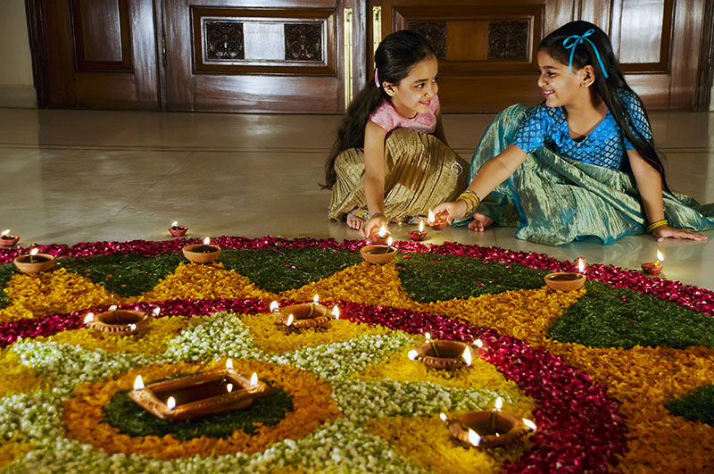Diwali decor to enhance children's cognitive skills