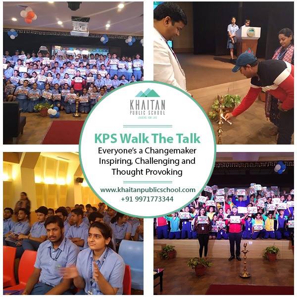 Khaitan Public School Walk The Talk with Saket Mani