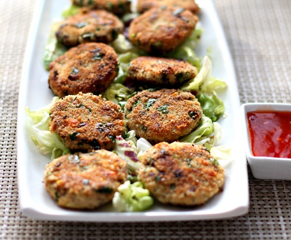 Diwali - Vegetable cutlets, spinach kebabs or vegetable muffins
