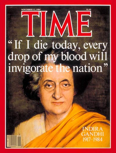 Indira Gandhi TIME magazine