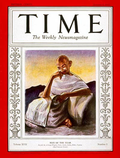 Mahatma Gandhi TIME magazine 