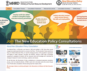 New Education Policy 2015 EW Recommendations