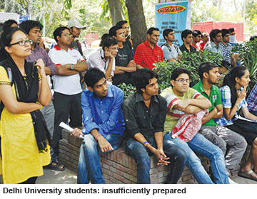 Delhi University students