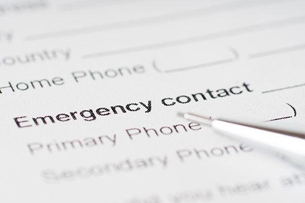 emergency numbers