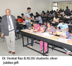 Dr. Venkat Rao and NLSIU