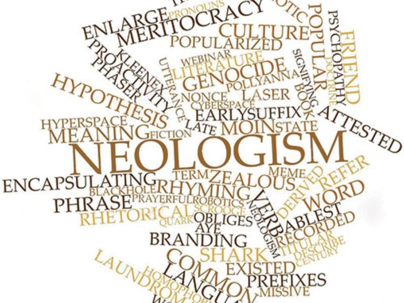 Neologism is about coining new words
