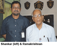Lalaji Memorial Omega International School, Chennai, Shankar (left) & Ramakrishnan Ram