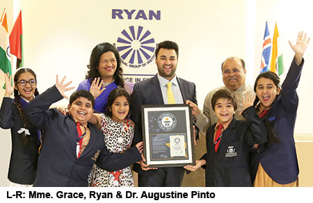 Grace Pinto, Ryan Pinto and Dr Augustine Pinto
