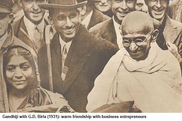Mahatma Gandhi and GD Birla