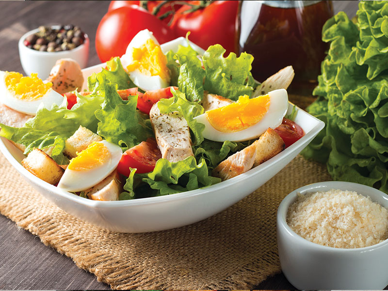 Chicken and egg salad