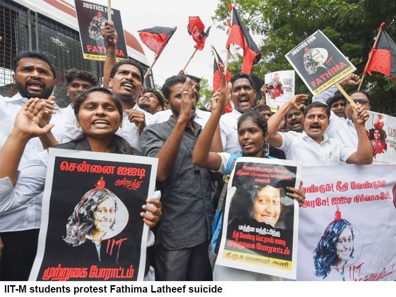 The tragic suicide of Fathima Latheef (19), a first-year student of IIT-M