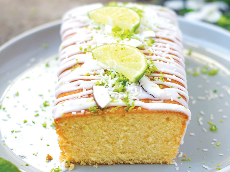 Coconut lime cake