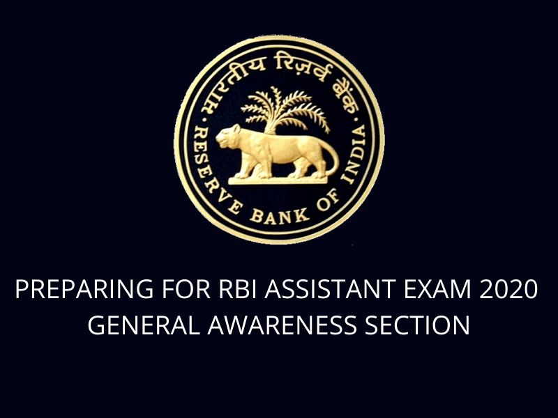 general awareness section in RBI Assistant