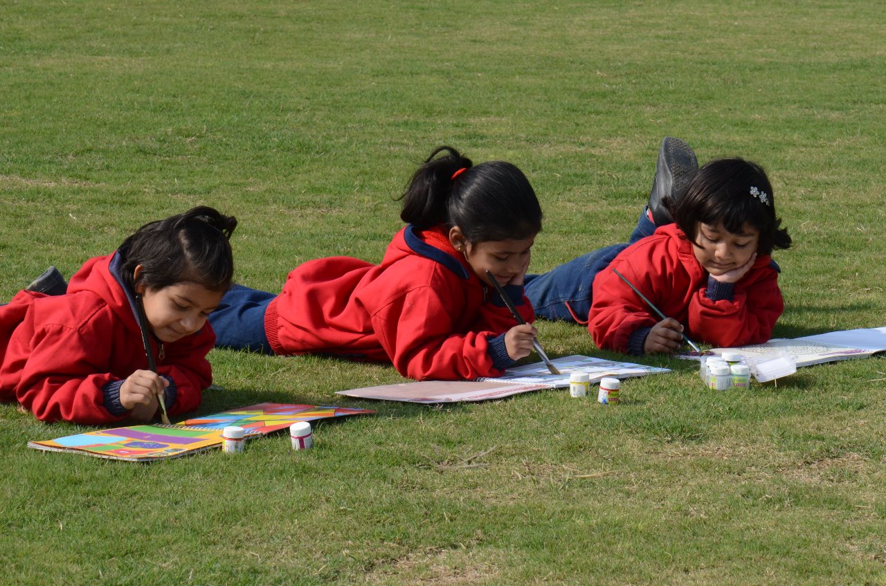 Students at DPS Sahibabad