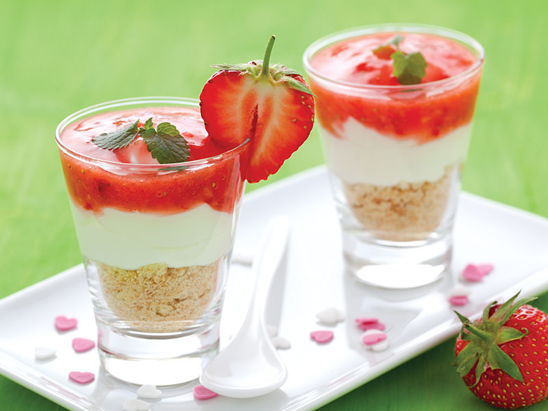 Strawberries and cream recipe