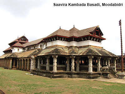 Saavira Kambada Basadi, Moodabidri