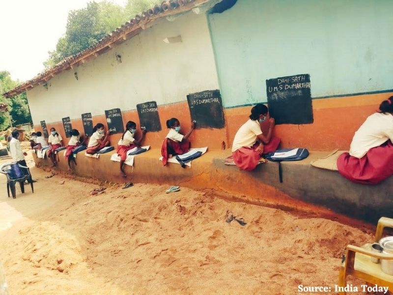 Jharkhand village students