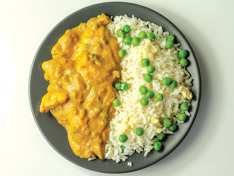 Chicken peas curry