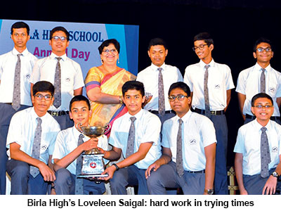 Loveleen Saigal, Birla High School for Boys