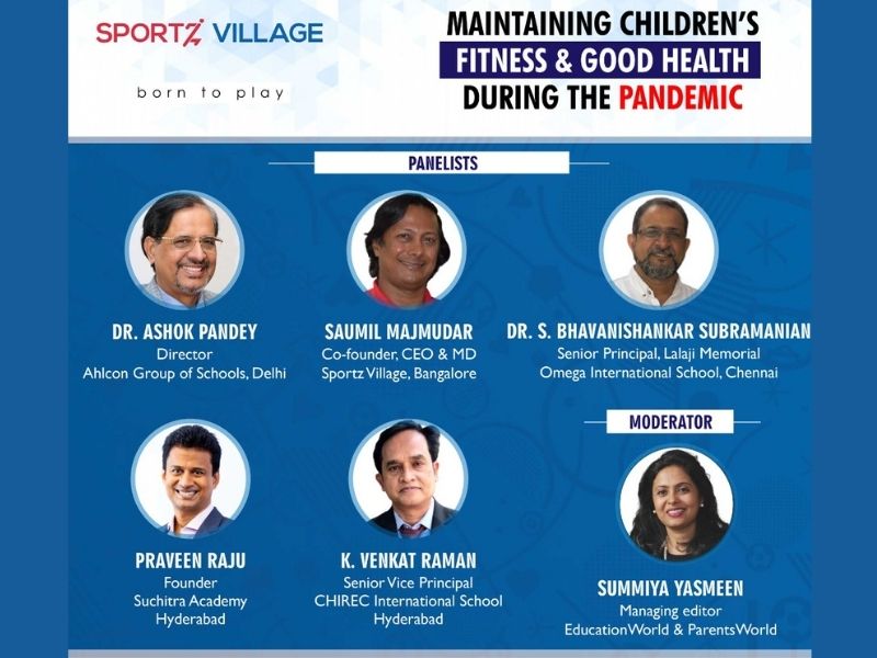 Webinar on 'Maintaining children's fitness and good health during the pandemic'