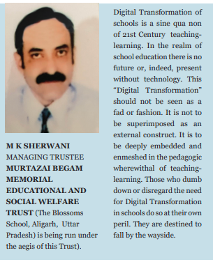 MK Sherwani, Managing Trustee Murtazai Begam Memorial Trust