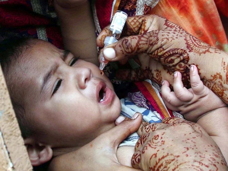 children given sanitiser instead of polio drops