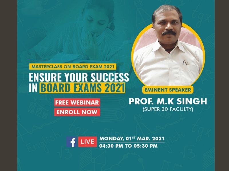 Masterclass for class 10 12 students with MK Singh