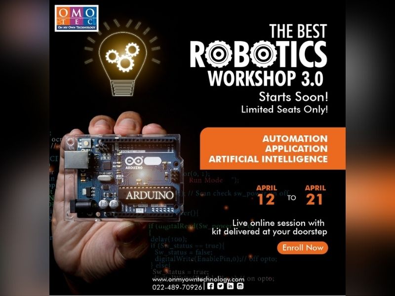 Online Robotic Workshop 3.0 by OMOTEC from April 12 - EducationWorld