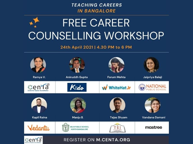 Teachers free career counselling support