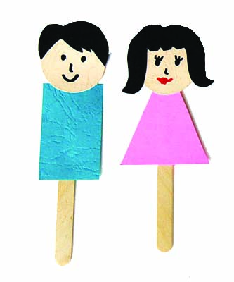 stick-puppets