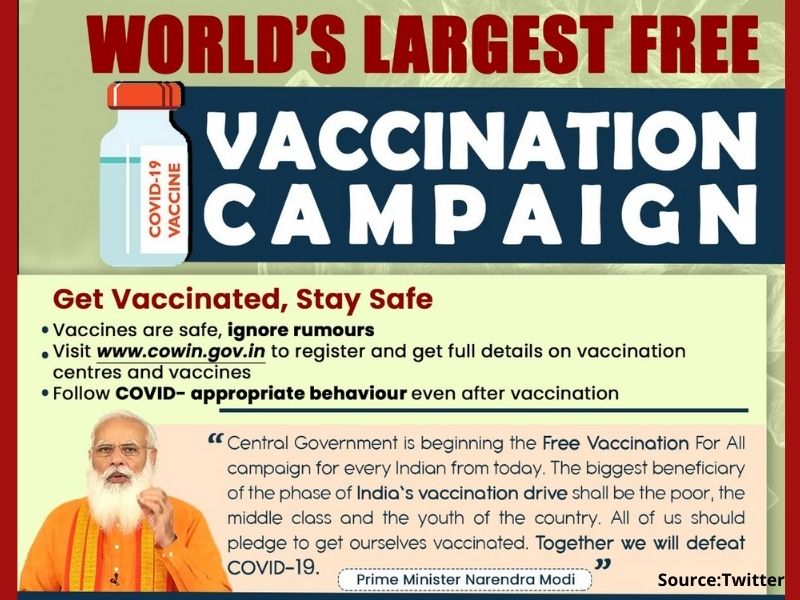 UGC asks institutions to put up banners thanking PM for free vaccination