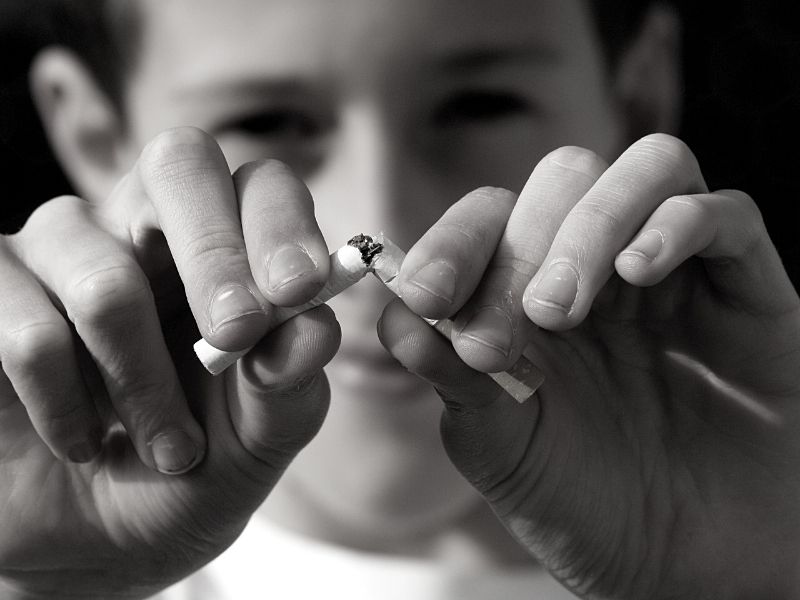 Decline in tobacco usage among school children