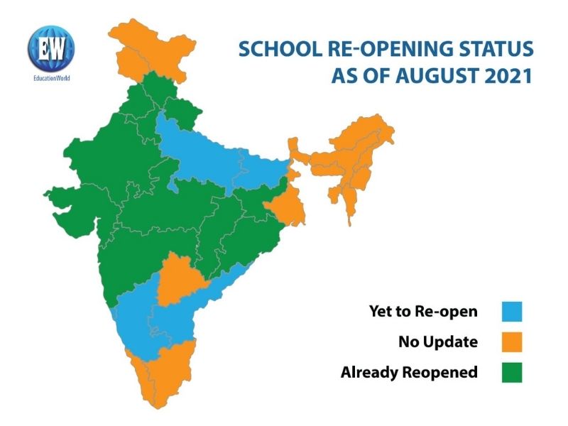 School re-opening status across India