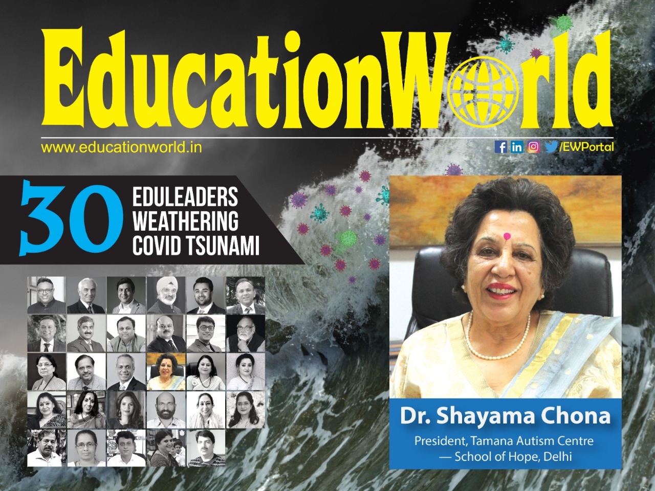 30 Eduleaders weathering covid tsunami: Dr. Shayama Chona