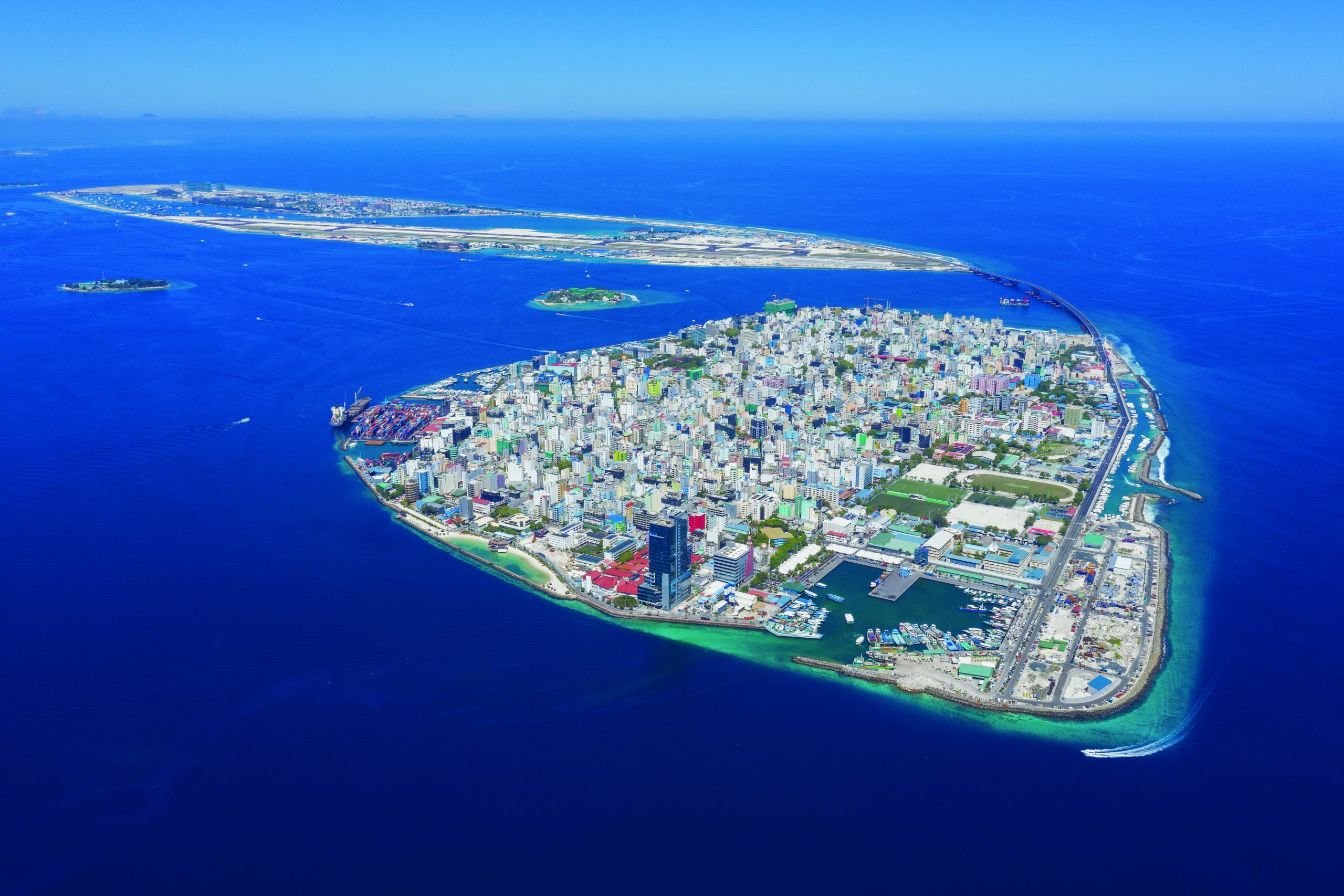 Capital island of Maldives, Male' City