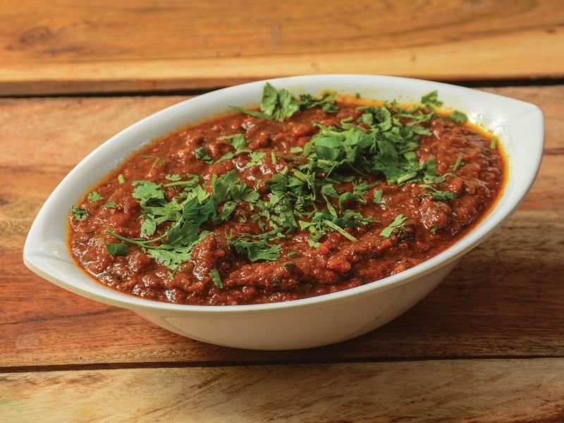 Soya kheema with vegetables