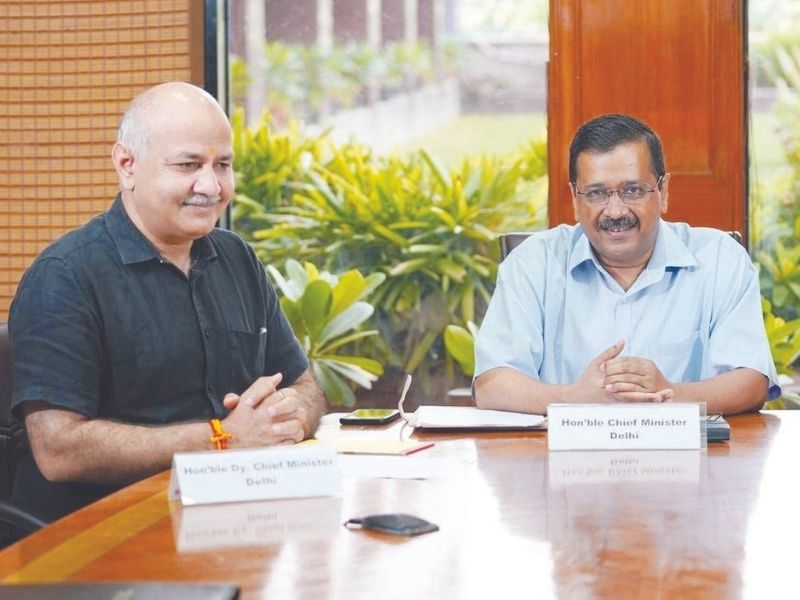 Arvind Kejriwal and Manish Sisodia