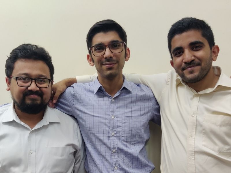 Piyush Dhanuka, Ali Asgar Kagzi, Asad Daud: co founders of Genext Students Private Limited