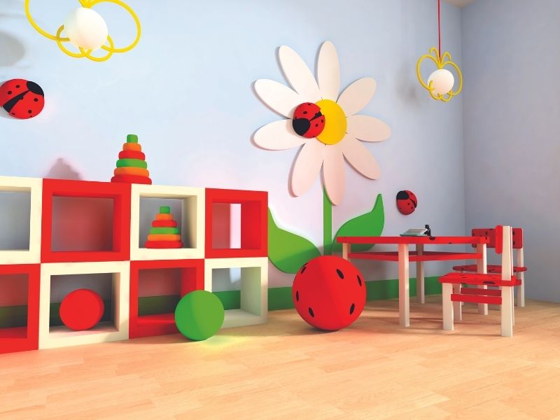 Designing a cheerful nursery room
