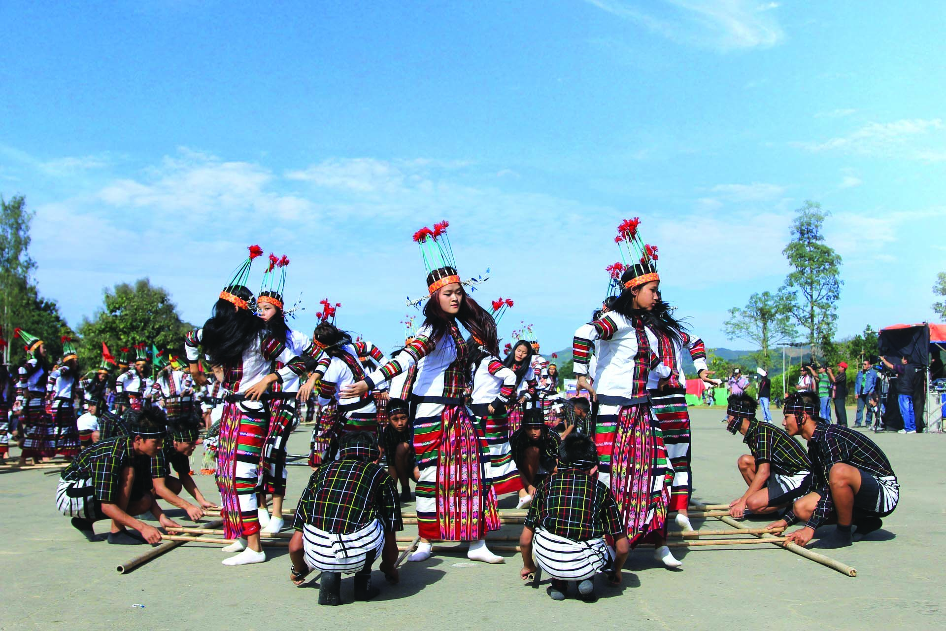 Traditional bamboo dance Mizoram 