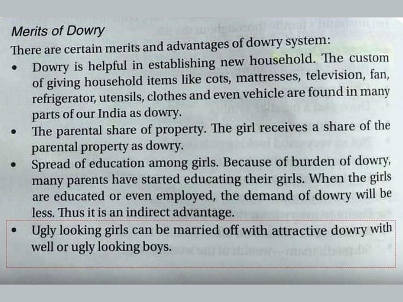 Textbook containing 'merits, advantages of dowry system': Sena MP writes to Pradhan