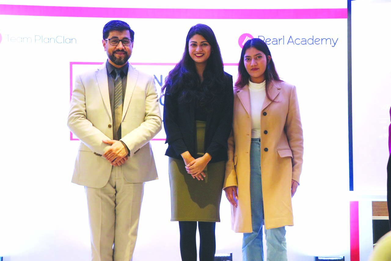 — Abhishek Sharma (left), regional campus director (North), Pearl Academy, Delhi (estb.1993), which has 1,600 students and 100 faculty on its muster rolls