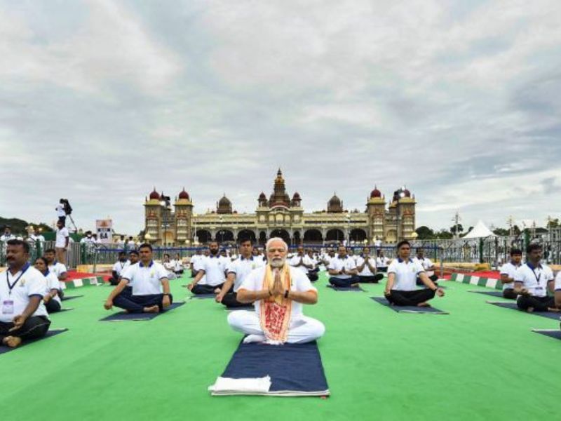 PM leads Yoga Day celebrations