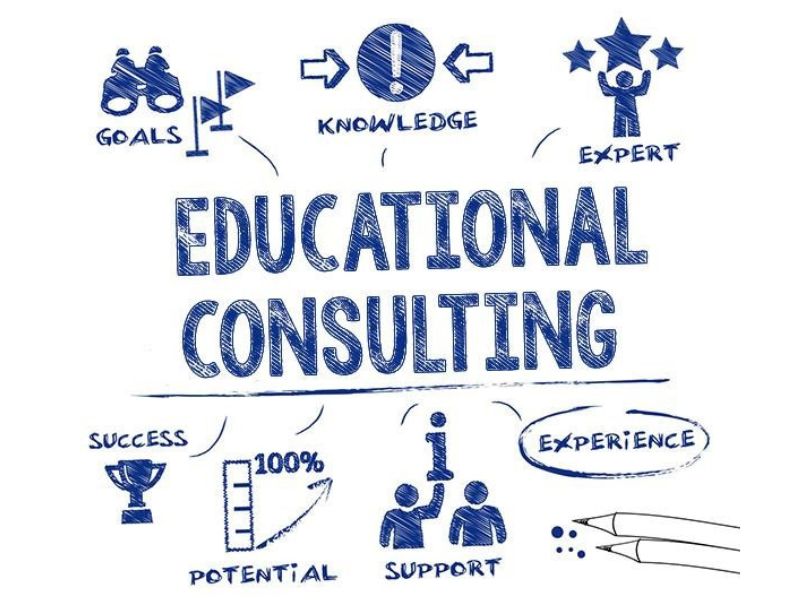 Educational Concept Meaning Education Consultant With Inscription On