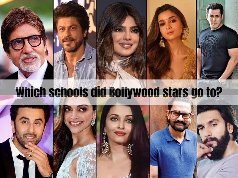 Top Bollywood stars and their schools
