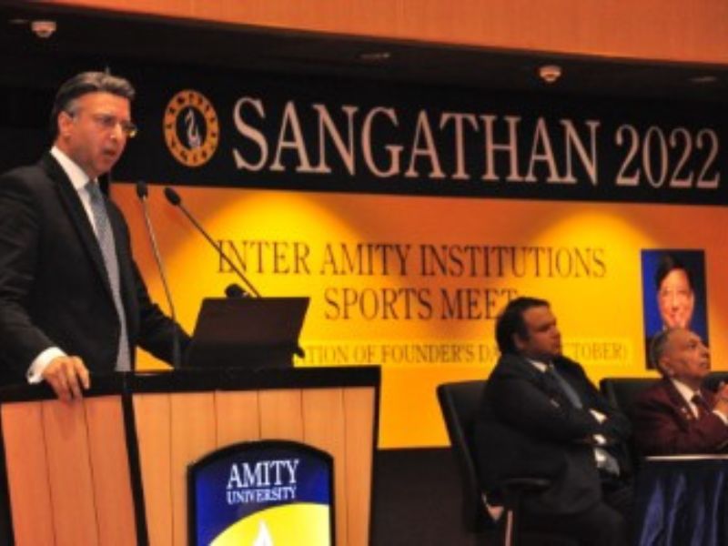 Inter Amity institutions Sports Meet Sangathan-2022 commences