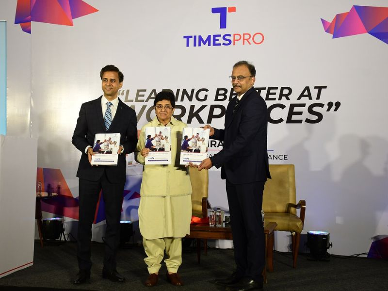 Dr. Kiran Bedi launches TimesPro scholarship worth Rs 2 crore